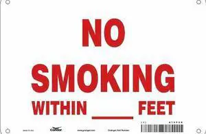 CONDOR 474F46 Safety Sign, 7" H, 10" W,  Vertical Rectangle, English, 474F46