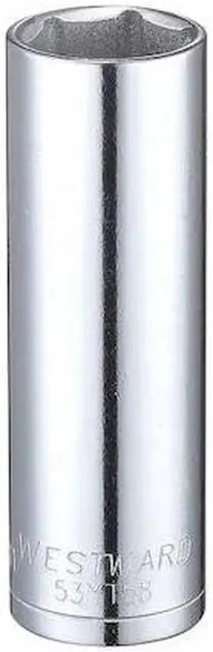 WESTWARD 53YT58 WESTWARD 3/8 in Drive, 15mm Hex Metric Socket, 6 Points,