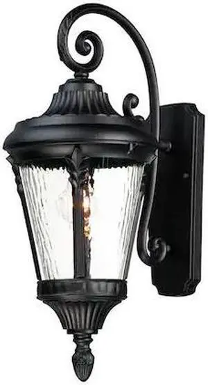 MAXIM LIGHTING 3054WGBK Sentry 1-Light 9" Wide Black Outdoor Wall Sconce MAXIM LIGHTING 3054WGBK Sentry 1-Light 9" Wide Black Outdoor Wall Sconce