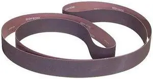 NORTON ABRASIVES 78072722375 Sanding Belt, 4 in W, 132 in L, Coated, Aluminum