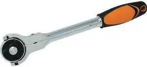 DYNAMIC D005306 3/8" Dr 72 Tooth Swvl Head Qck Release Ratchet, 9"L, Comfort