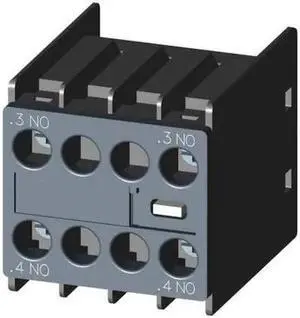 SIEMENS 3RH29111NF20 Auxiliary Contact Block,Solid State,2NO