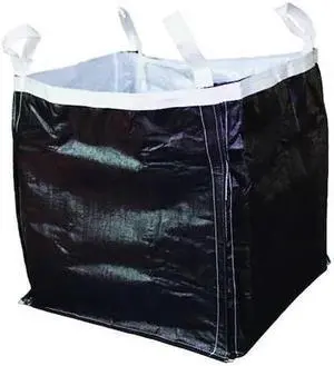 SHOPTOUGH ST14 Bulk Bags, 165 g/sq m, Black, Easy Tie