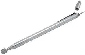 ZORO SELECT 10E742 Pick-Up Tool,Mag,6-3/8 to 25 L,3 lb Pull