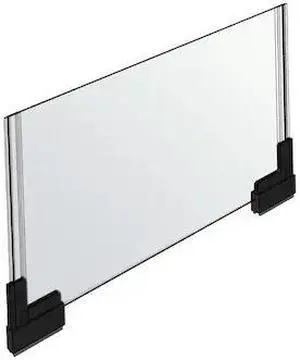 AZAR DISPLAYS 109904 Two-Sided Large Acrylic Sign Holder W/ Magnetic Boots 11"