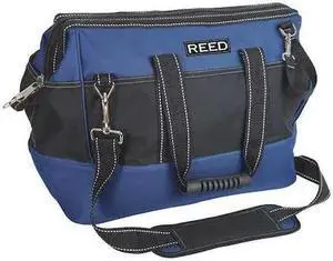 Reed Instruments Soft Tool Bag, Black/Blue, Plastic, 9-1/2"H Plastic R9999
