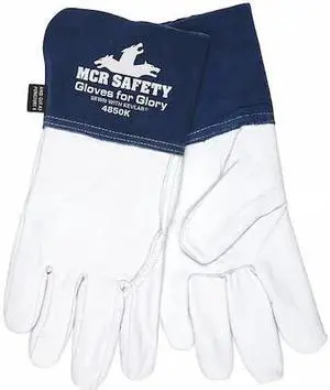 MCR SAFETY 4850KL Gloves For Glory Welding Gloves, Gauntlet Cuff, Wing Thumb,