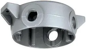 HUBBELL KILLARK VBC-2 Ceiling Mount,Splice Box, 3/4In