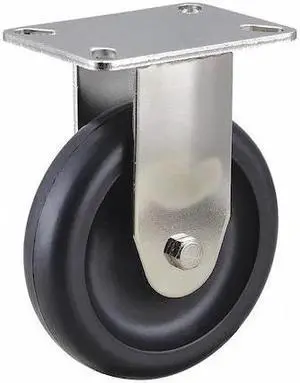 ZORO SELECT 400K77 NSF-Listed Plate Caster,350 lb. Load Rating,Rigid