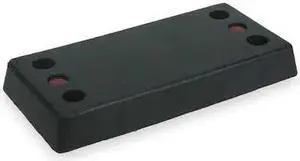 ZORO SELECT 2MYR9 Dock Bumper,12x3x24 In.,Rubber