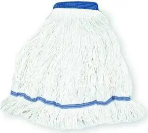TOUGH GUY 1TYY4 1-1/4 in String Wet Mop, 16 oz Dry Wt, Side Gate Connection,