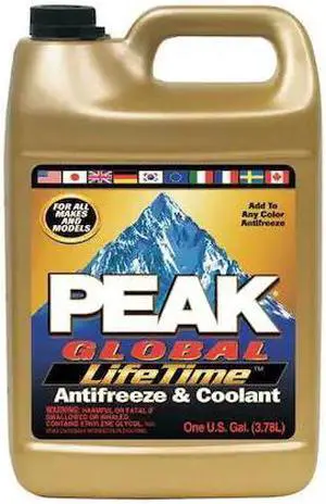 PEAK PXA0B3 Antifreeze Coolant,1 gal.,RTU
