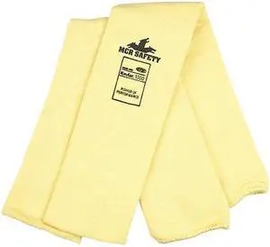 MCR SAFETY 9378KF Cut-Resistant Sleeve,Yellow,L Size
