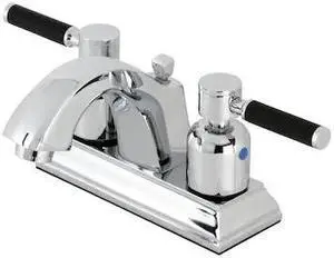 FAUCETURE FSC4641DKL FSC4641DKL 4" Centerset Bathroom Faucet, Polished Chrome