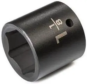 TEKTON SID22029 1/2 Inch Drive x 1-1/8 Inch 6-Point Impact Socket