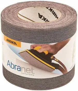MIRKA 9A-110-400 Mesh Grip,Roll,4-1/2"x32.8ft.,P400 Grit
