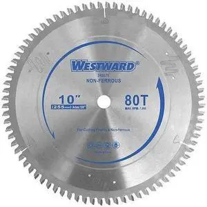 WESTWARD 24EL75 10",80-Teeth Circular Saw Blade