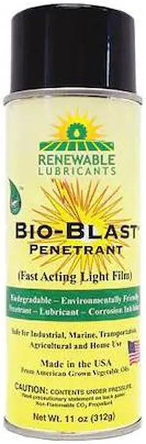 RENEWABLE LUBRICANTS 80352 16 oz, Aerosol Can, Vegetable Oil, Yellow