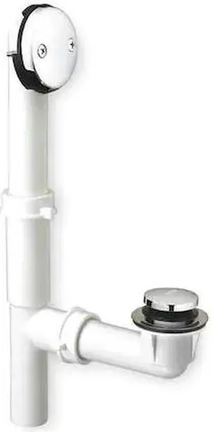 ZORO SELECT 129-007G Polypropylene, Easy Touch, Drain