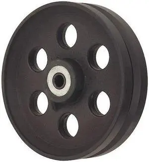 ZORO SELECT 1NWG5 Caster Wheel,2000 lb.,8 D x 2-1/2 In.