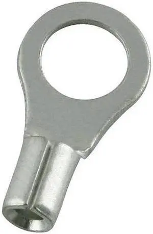 POWER FIRST 4FRG3 Ring Terminal, #10 Stud Size, 16 AWG, 600 V, Bare Insulated,