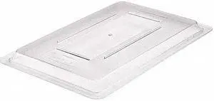 RUBBERMAID COMMERCIAL FG331000CLR Lid,Food/Tote,Clear