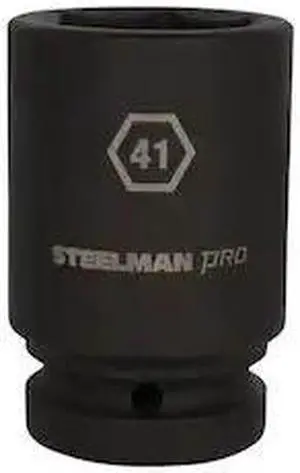 STEELMAN 79393 1" Drive x 41mm 6-Point Deep Impact Socket