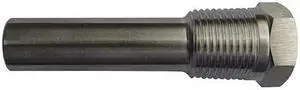 ZORO SELECT 24C479 Industrial Thermowell,316SS,5/8-18 UNF