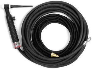 MILLER ELECTRIC WP-26V-25-2 TIG Torch Kit,A-200V,25 ft.,2PC,Rubber