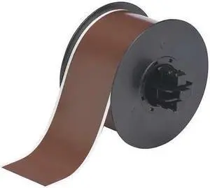 BRADY B30C-2250-595-BR Tape, Brown, Labels/Roll: Continuous