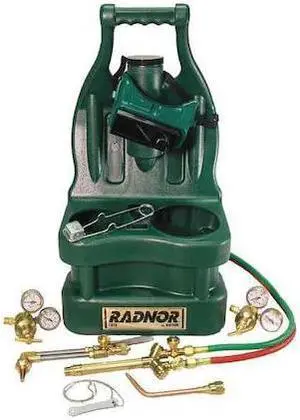 RADNOR RAD64003012 Light Duty Outfit, Acetylene, CA270V, 2-W-1