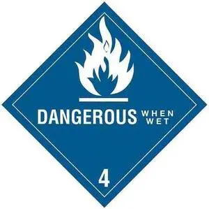 TAPE LOGIC DL5150 Tape Logic® Labels, "Dangerous When Wet - 4", 4" x 4",