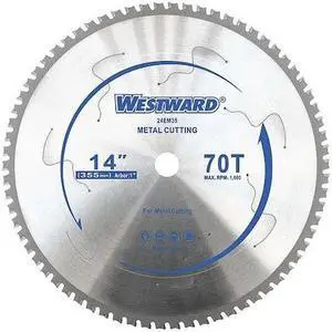 WESTWARD 24EM35 14",70-Teeth Circular Saw Blade