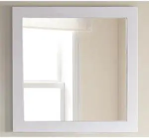 LAVIVA 313FF-3030W Fully Framed 30" White Mirror