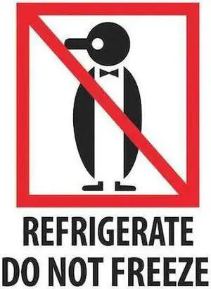 TAPE LOGIC IPM315 Tape Logic® Labels, "Refrigerate - Do Not Freeze", 3" x 4",