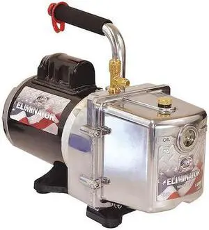 JB INDUSTRIES DV-6E-250 Refrigerant Evacuation Pump, 6.0 cfm, HP: 1/2
