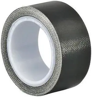 TAPECASE 15D554 Antistatic Tape,2 In x 5 yd,7 mil,Black
