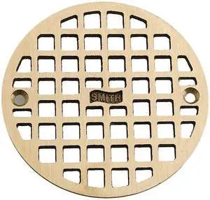 JAY R. SMITH MFG. CO A05PBG Bronze Floor Drain Grate with Screws