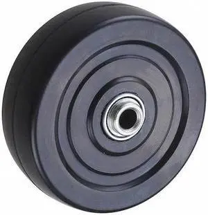ZORO SELECT 26Y410 Caster Wheel,4 in.,200 lb,Roller Bearing