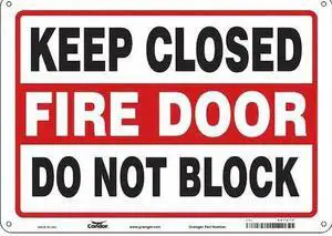 CONDOR 467U73 Emergency Exit Floor Sign,14" W x 10" H