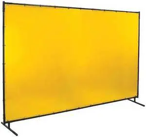 STEINER 534-6X10 Welding Screen, Transparent Vinyl, 8 ft W., 8 ft H., 13 oz/sq