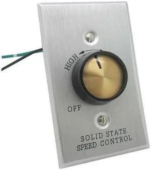 DAYTON 22PP72 Speed Control, Adjustable, Rotary, 120V, 3A