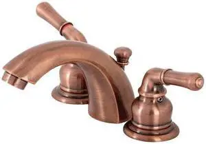 KINGSTON BRASS KB956 KB956 Magellan Mini-Widespread Bathroom Faucet, Antique