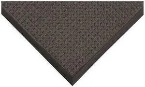 CONDOR 36VJ96 Entrance Mat, Polypropylene, 3/8 in Thick, Charcoal, 2 ft W x 3
