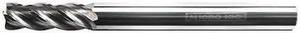 MICRO 100 VHM-125-4X Carbide End Mill,1/8 In,Cut 1/2 In,4 FLT
