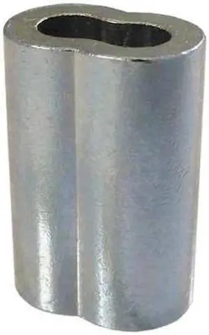 LOOS SL2-4P Wire Rope Sleeve,1/8 In,122 Copper