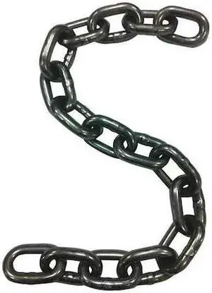 DAYTON 34RZ07 Proof Coil Chain,Natural,20 ft L,1900 lb