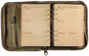 RITE IN THE RAIN 9255T Planner Kit,Weekly/Monthly,4-5/8 x 7 in.