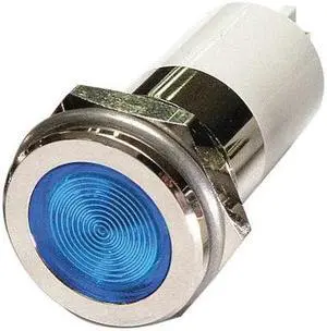 ZORO SELECT 24M171 Flat Indicator Light,Blue,24VDC