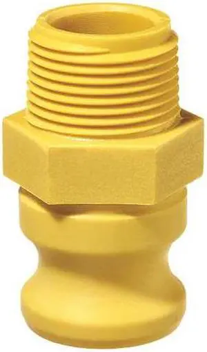 USA INDUSTRIALS BULK-CGF-503 Cam and Groove Adapter,3",Nylon